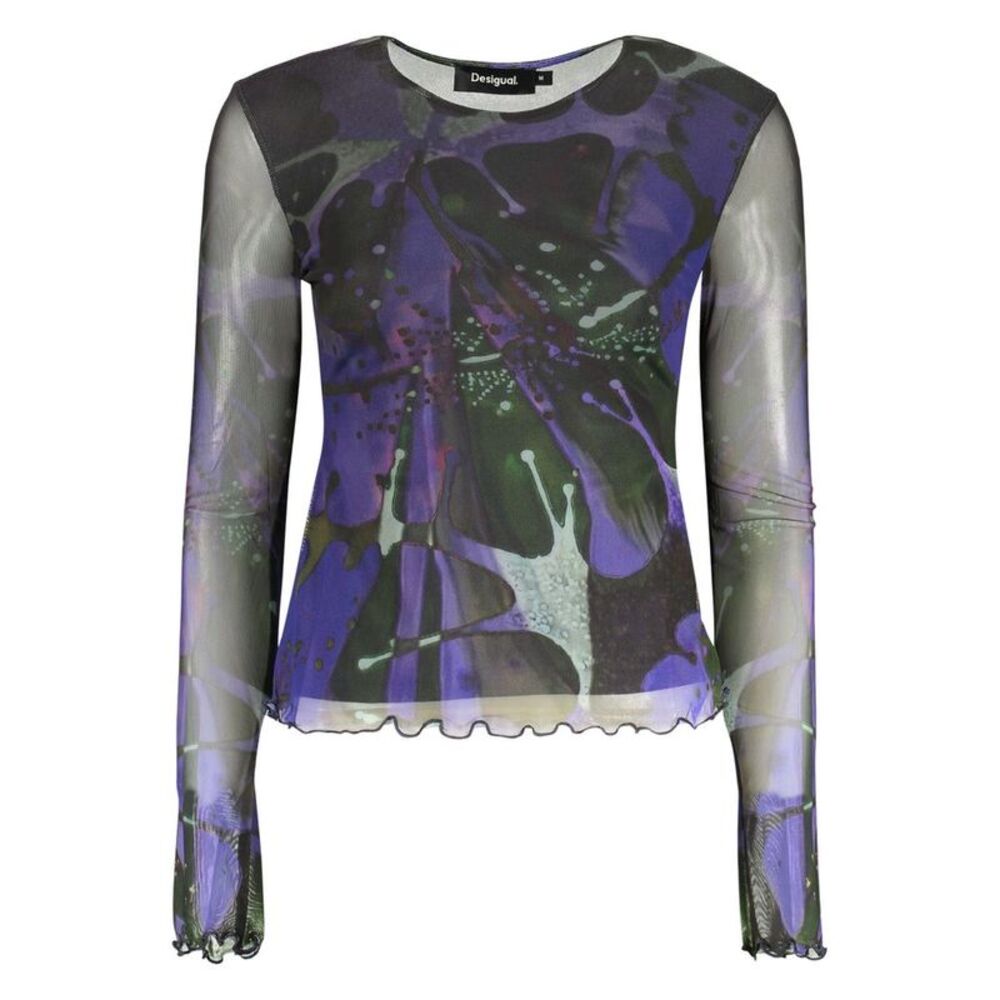 Desigual Blue Polyester Women's T-Shirt